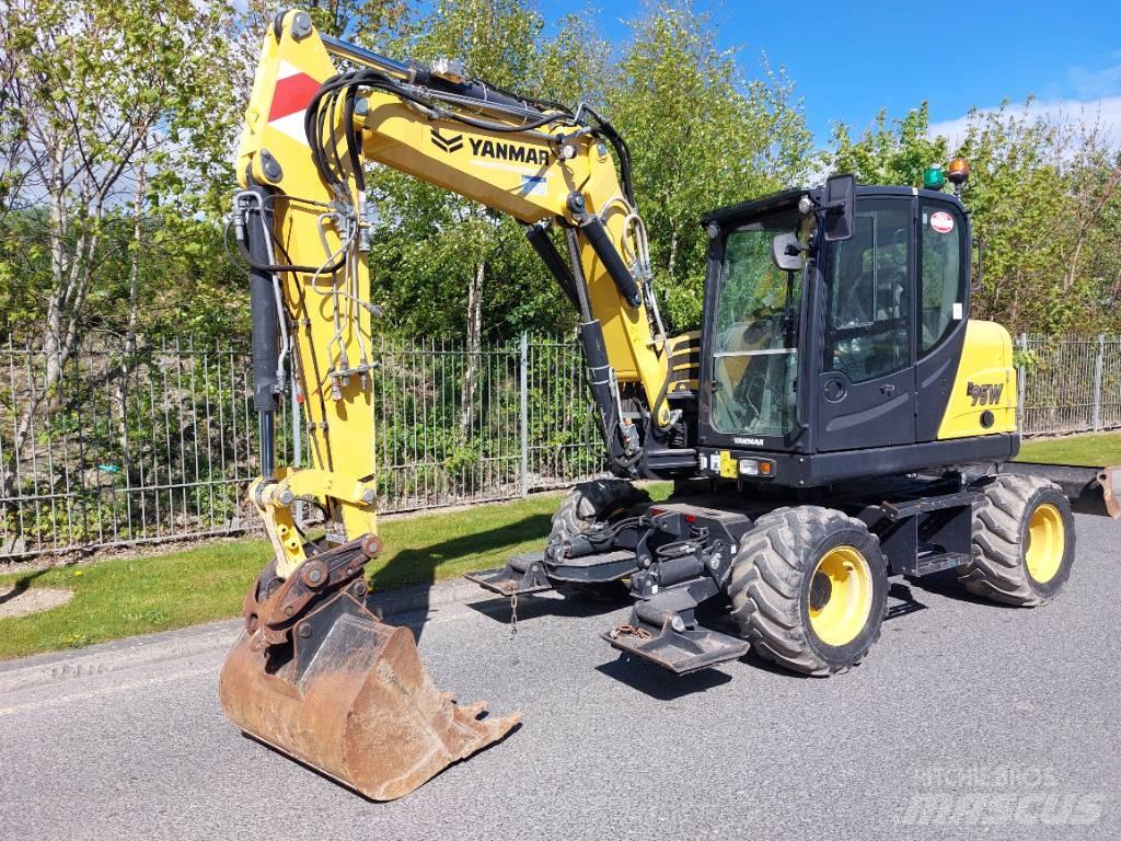 Yanmar B95W Bagri na kolesih
