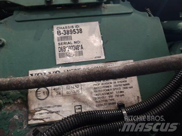 Volvo D6B220 EC09 Motorji
