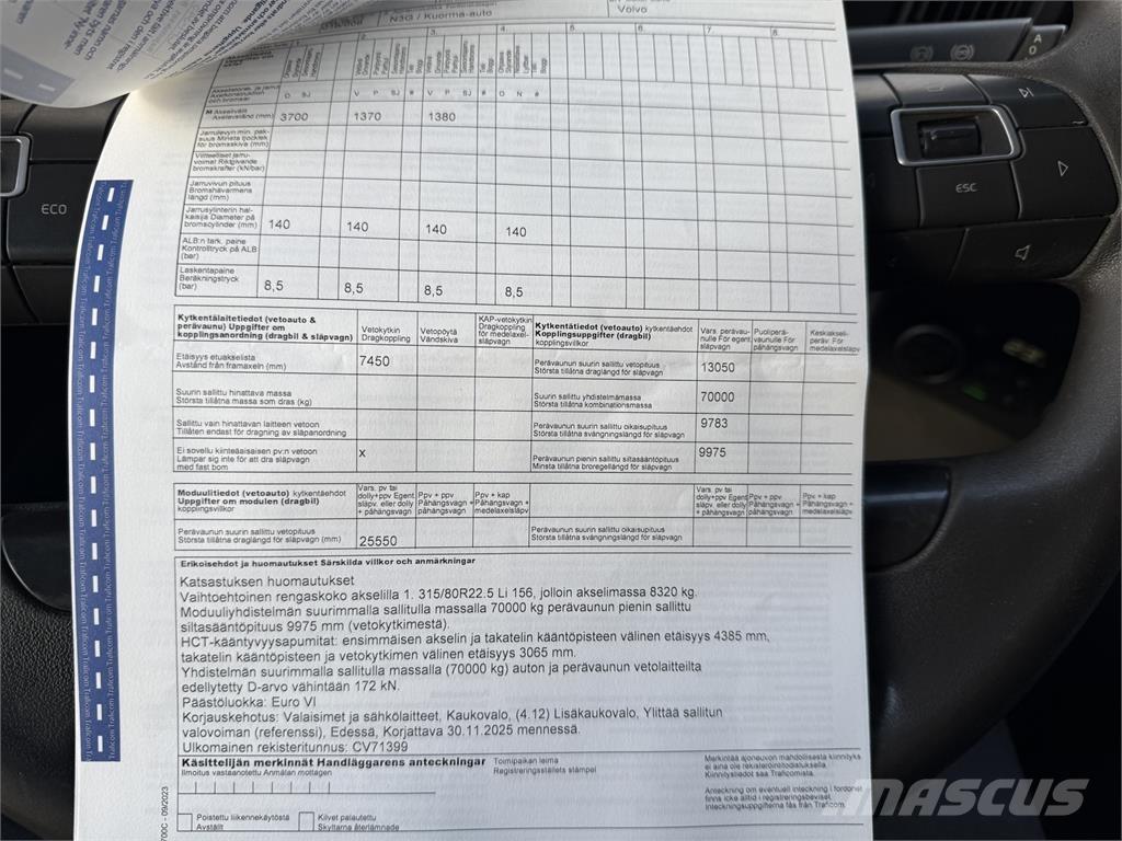 Volvo FMX 500 8X4 Kotalni prekucni tovornjaki