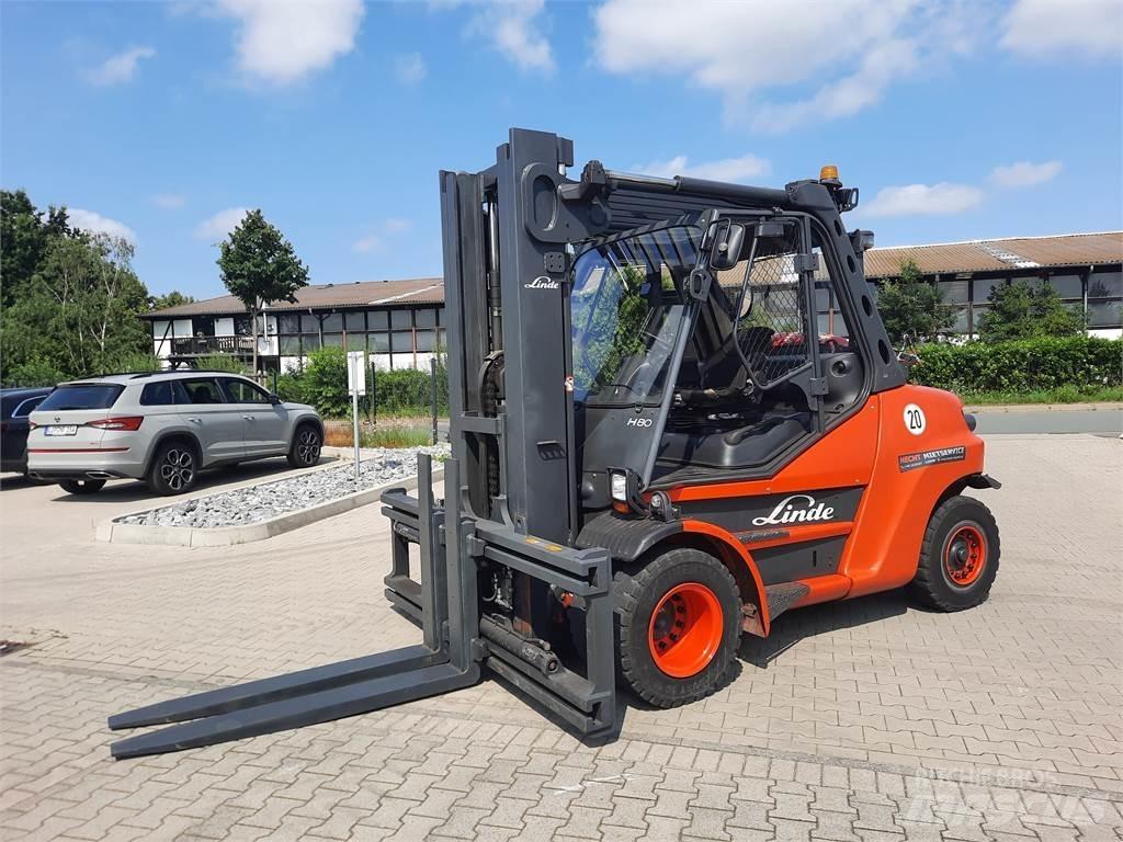 Linde H80T-900 Plinski viličarji