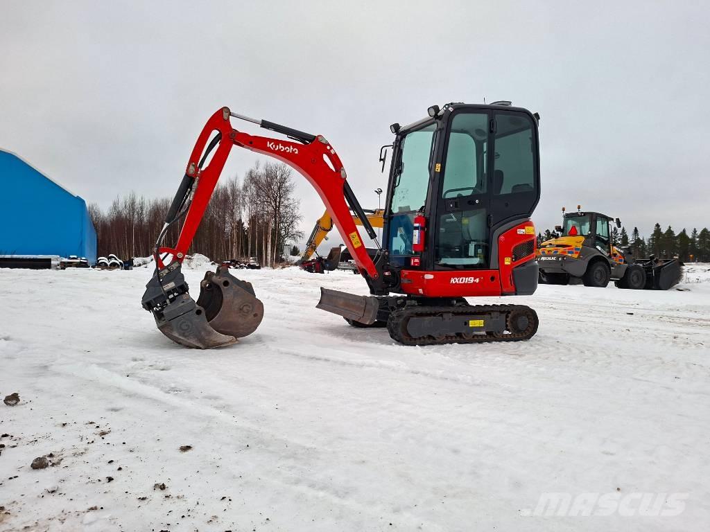 Kubota KX019-4 Mini bagri <7t