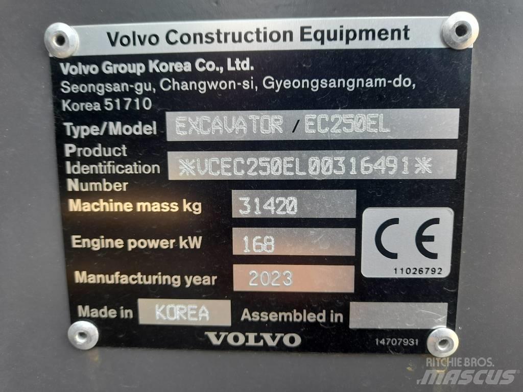 Volvo EC 250 EL Bagri goseničarji