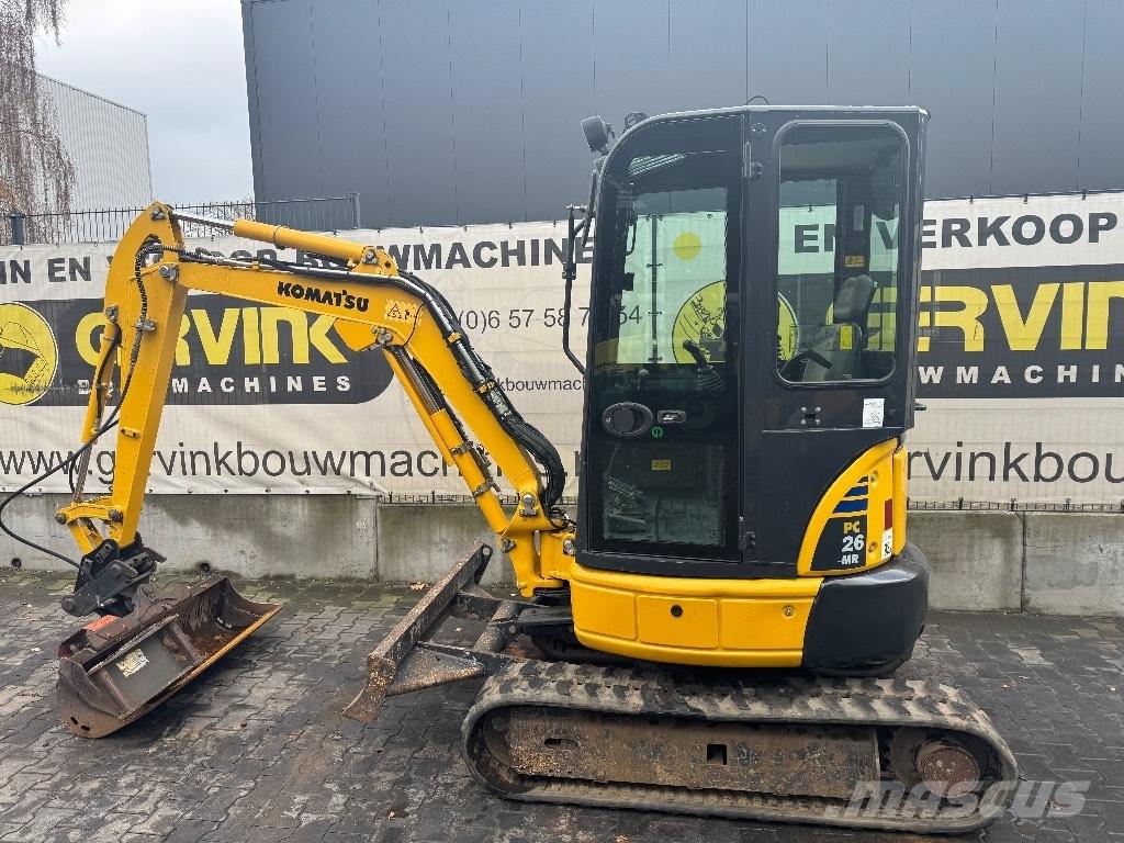 Komatsu PC 26 MR-3 Mini bagri <7t