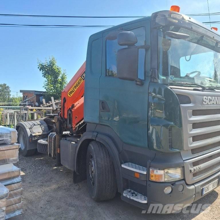 Scania R 380 Tovornjaki z žerjavom