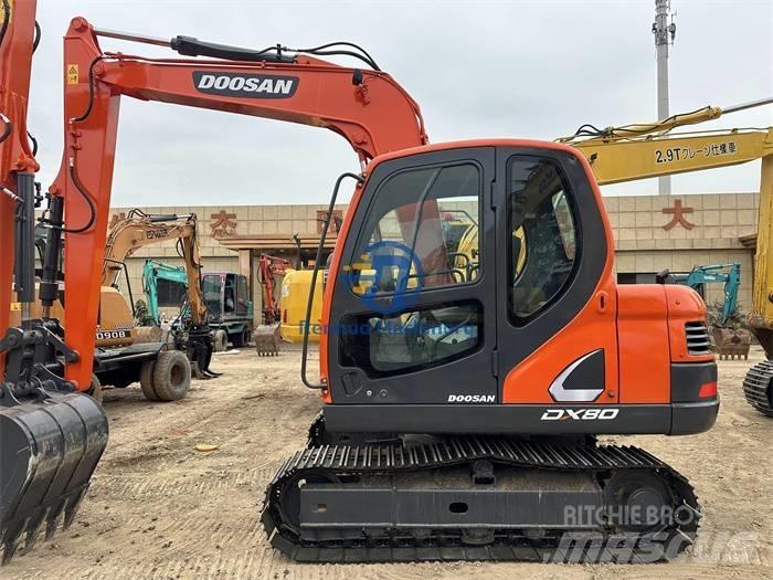 Doosan DX 80 Mini bagri <7t