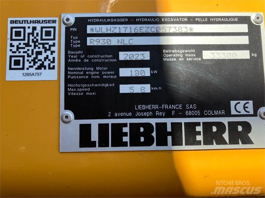 Liebherr R930 Bagri goseničarji