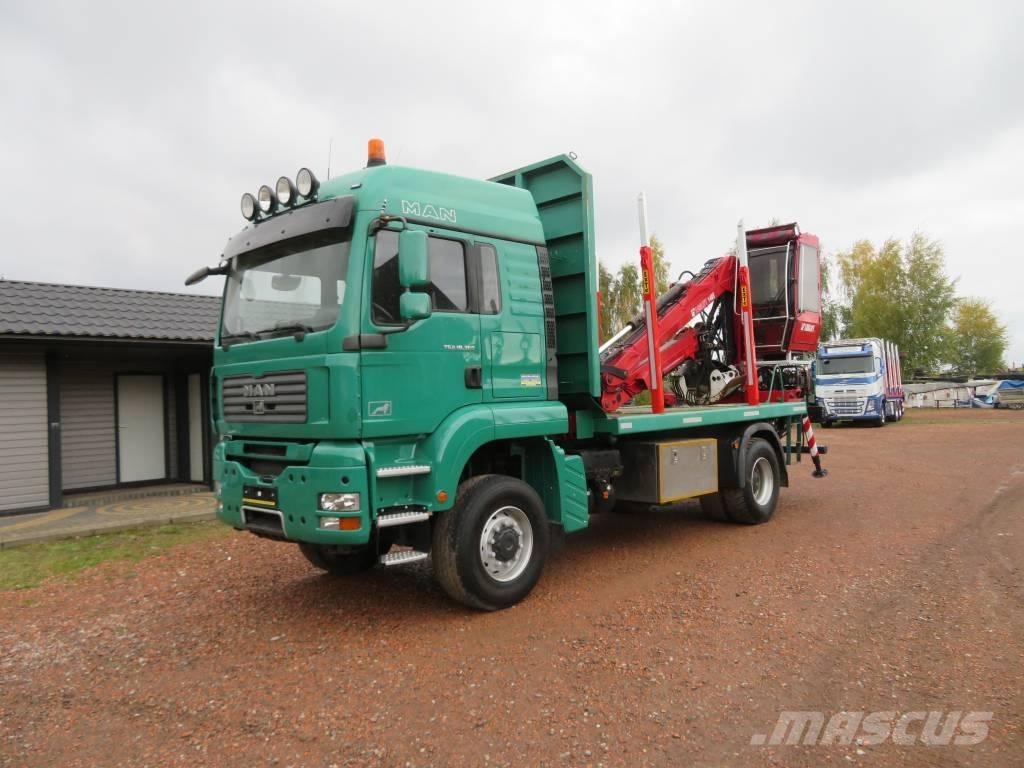 MAN TGA 18.360 Tovornjaki za hlode