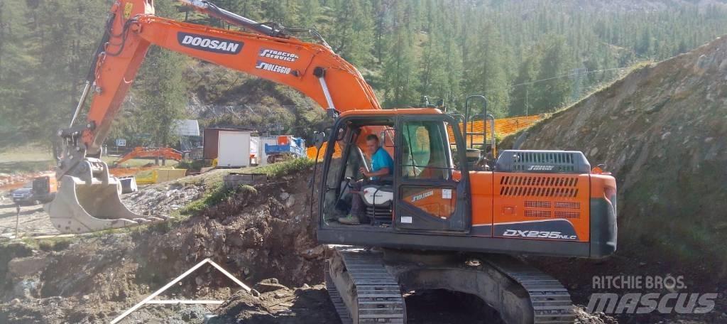 Doosan DX 235 Bagri goseničarji