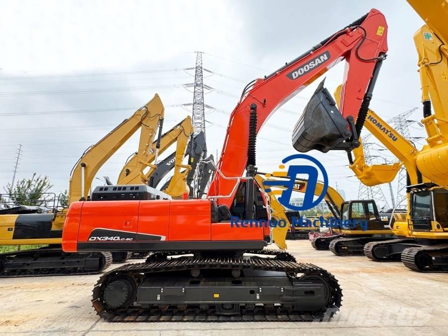 Doosan DX 340 Bagri goseničarji