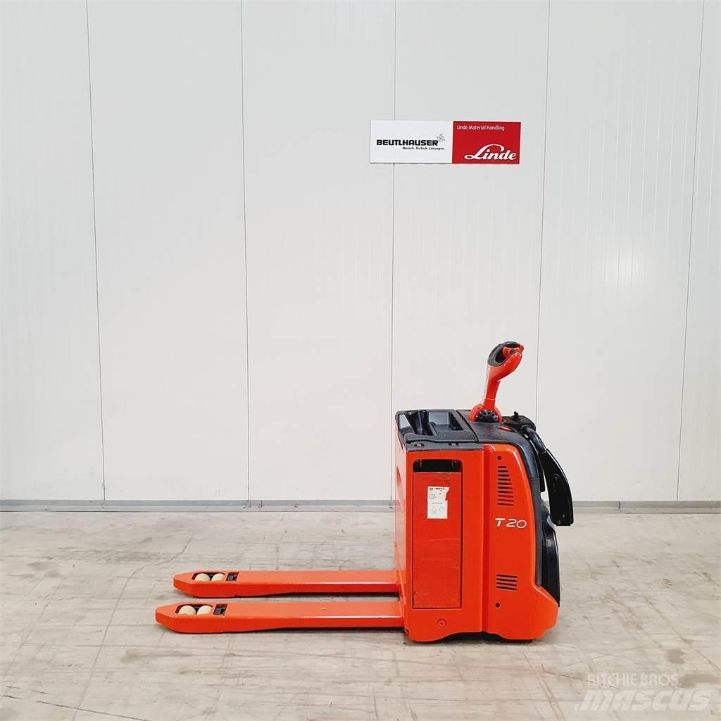 Linde T20AP kurz Električni nizko dvižni viličar