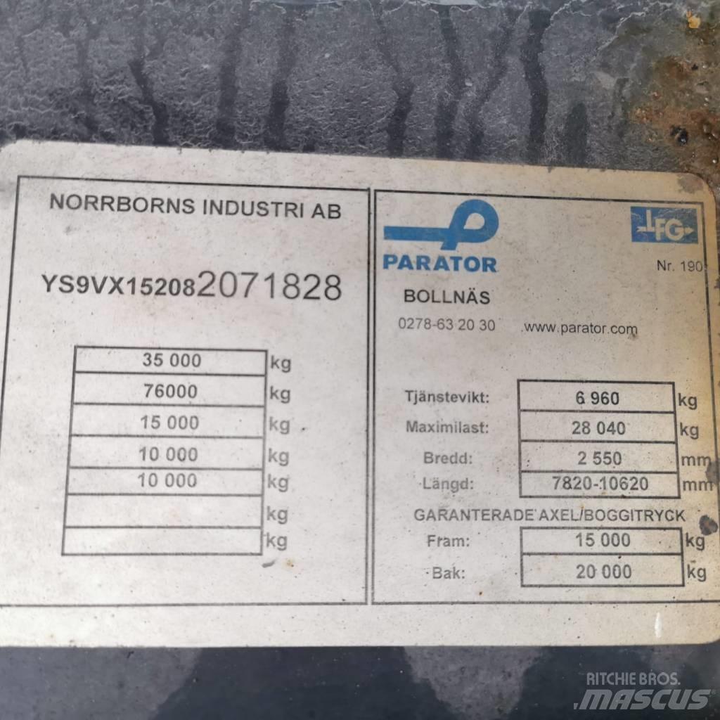 Parator VX 15-20 Prikolice zabojniki
