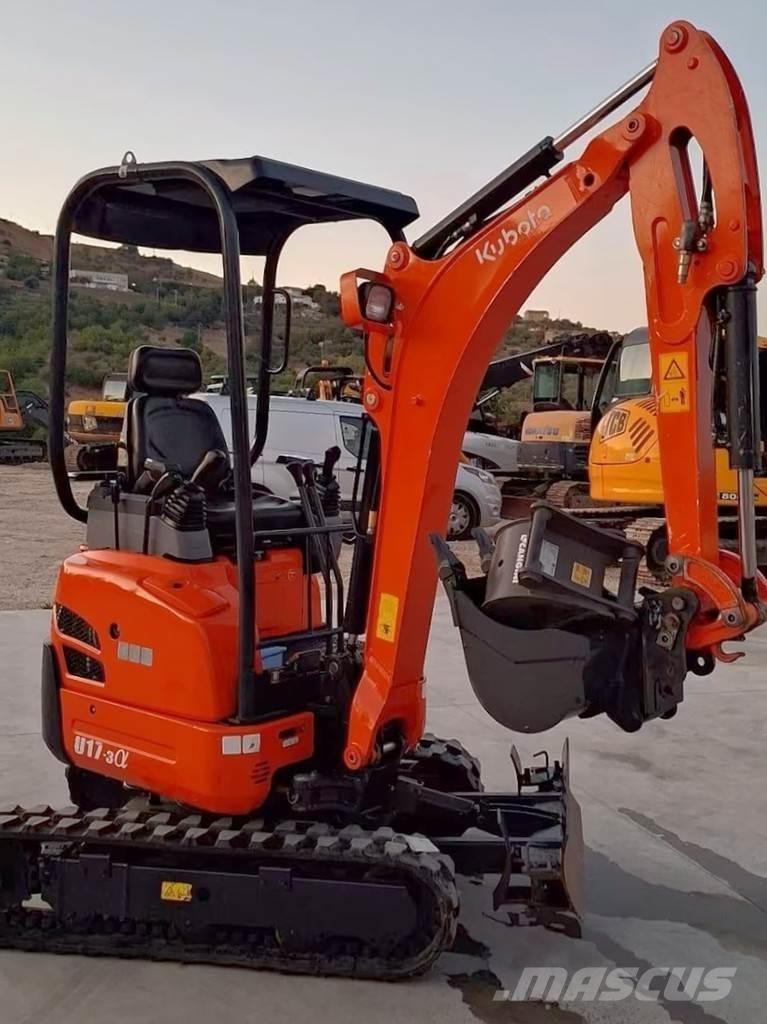 Kubota U17-3a Mini bagri <7t
