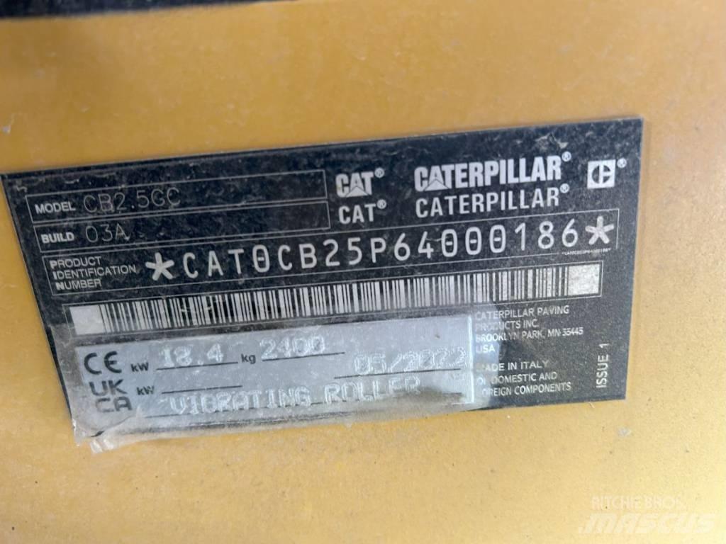 CAT CB 2.5GC Dvojni valjarji