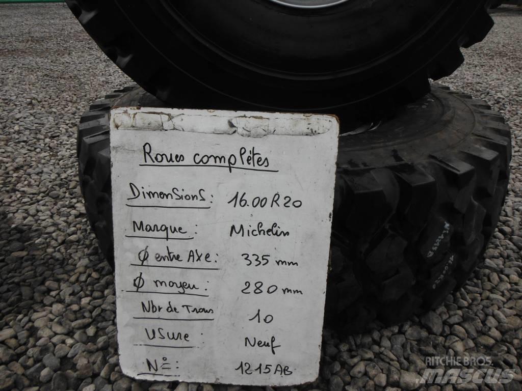 Michelin 16.00R20 Gume, kolesa in platišča