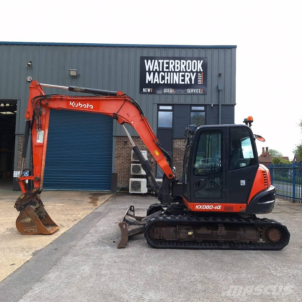 Kubota KX 080-4 Midi bagri 7t – 12t