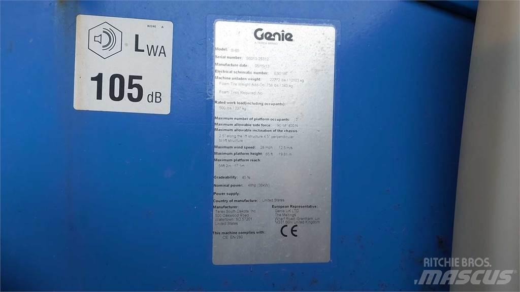 Genie S65 Teleskopske dvižne ploščadi