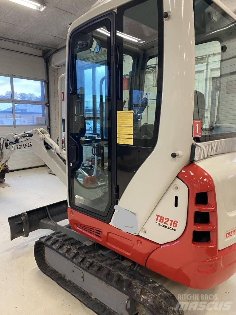 Takeuchi TB 216 Mini bagri <7t