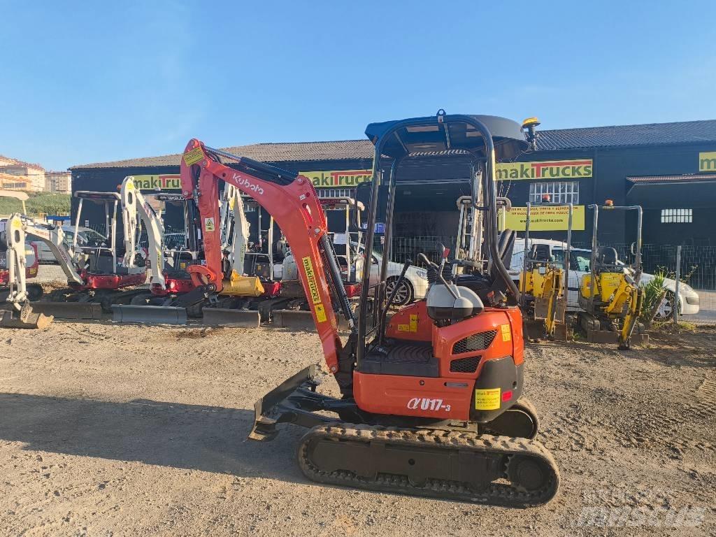 Kubota U 17-3 Mini bagri <7t