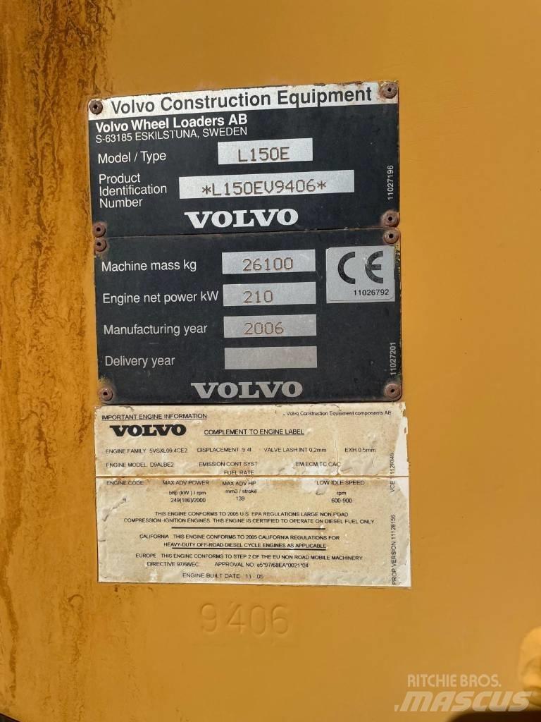 Volvo L150E Mini nakladalci
