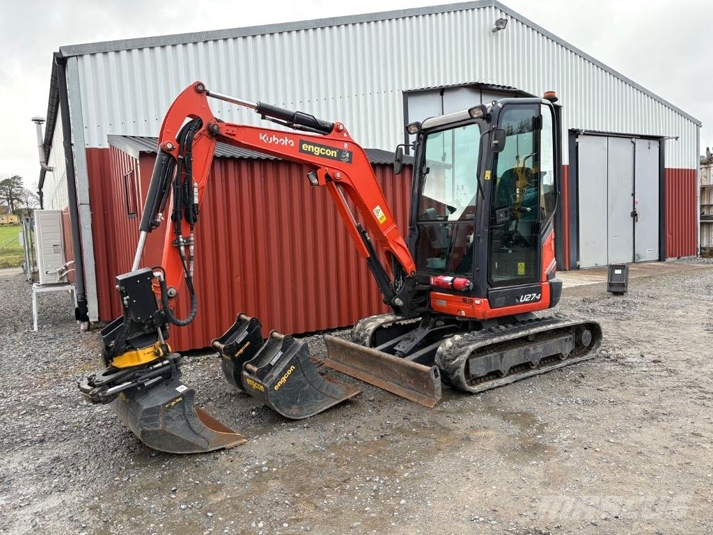 Kubota U27-4 Mini bagri <7t