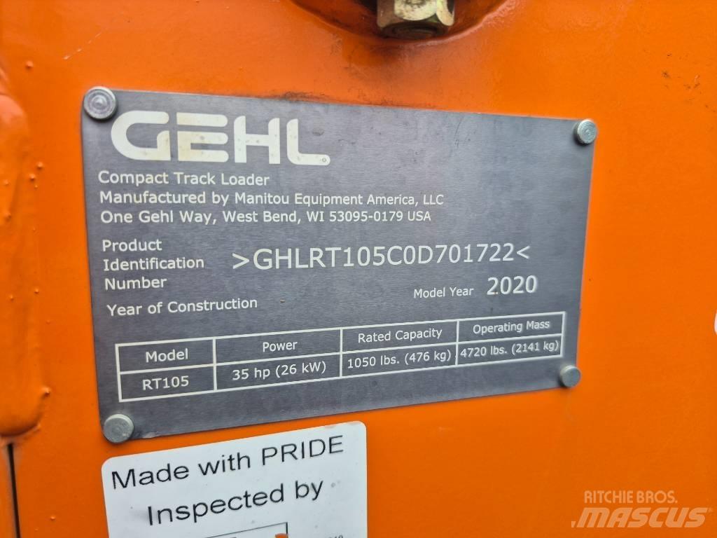 Gehl RT 105 Skid steer mini nakladalci