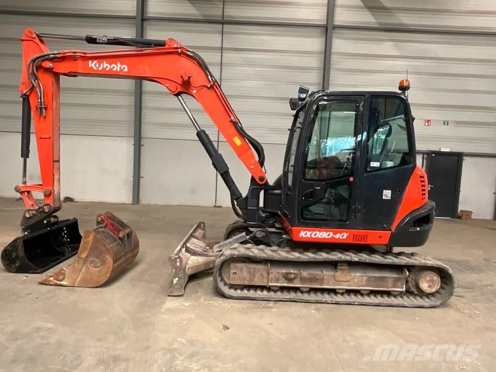 Kubota KX 080-4 A Midi bagri 7t – 12t