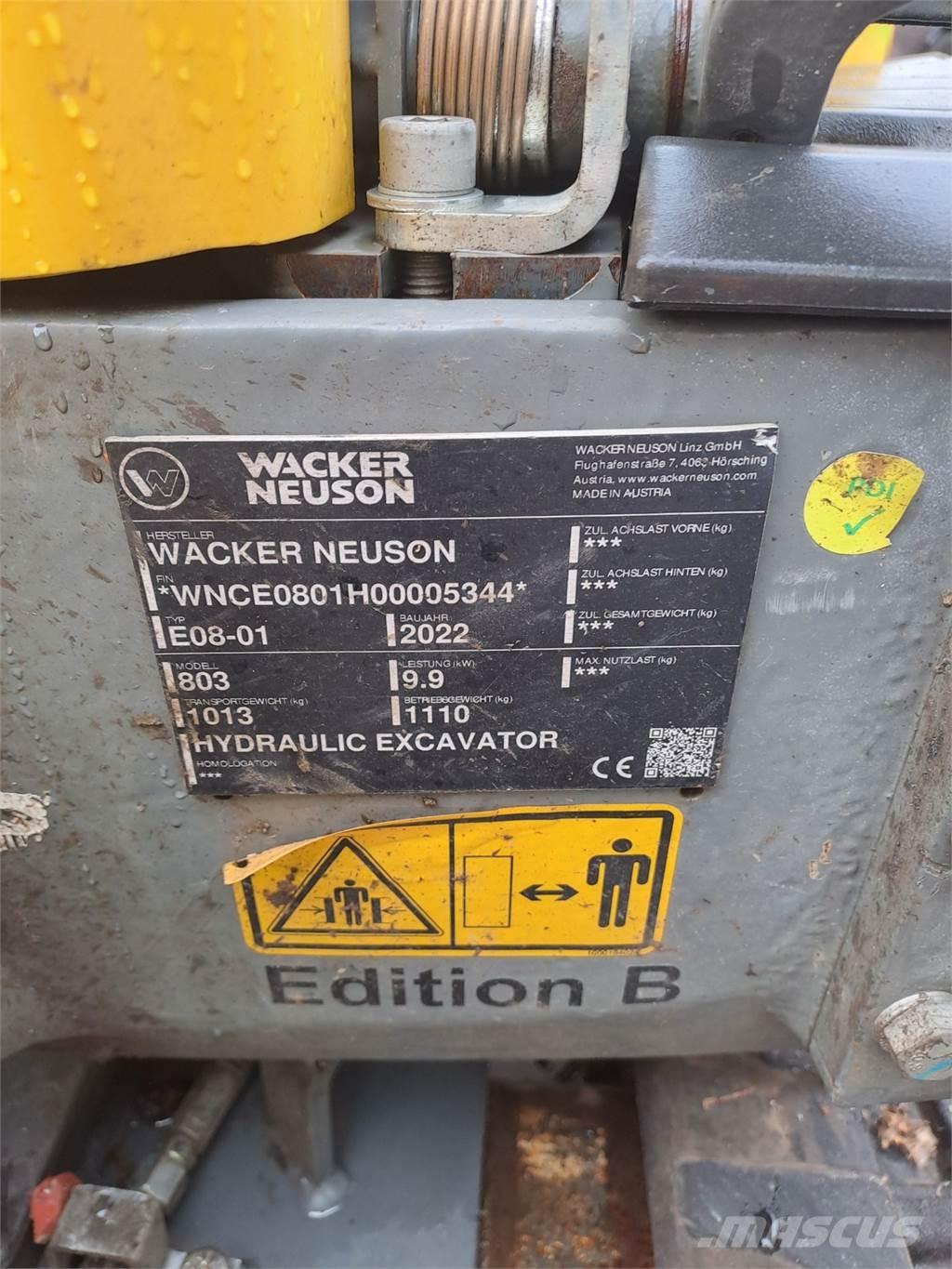 Wacker Neuson 803 Bagri goseničarji