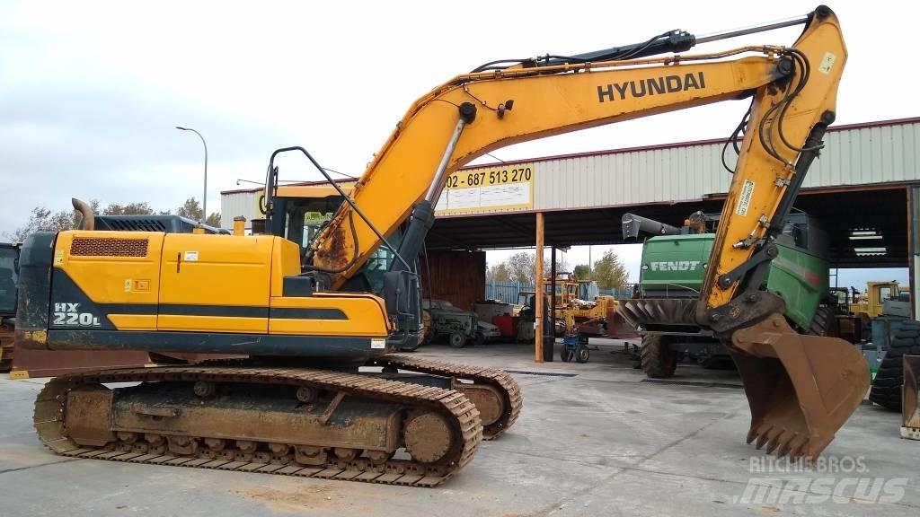 Hyundai HX 220 L Bagri goseničarji