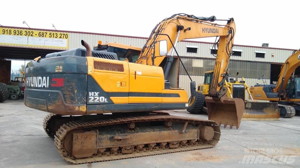 Hyundai HX 220 L Bagri goseničarji