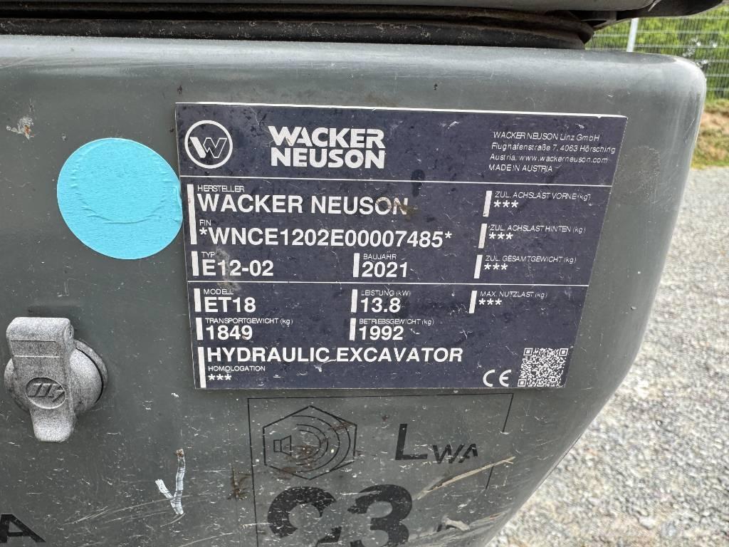 Wacker Neuson ET18 Bagri goseničarji