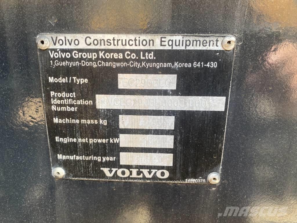 Volvo EC 290 B LC Bagri goseničarji