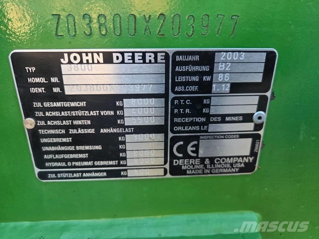John Deere 3800 Kmetijski teleskopski nakladalci