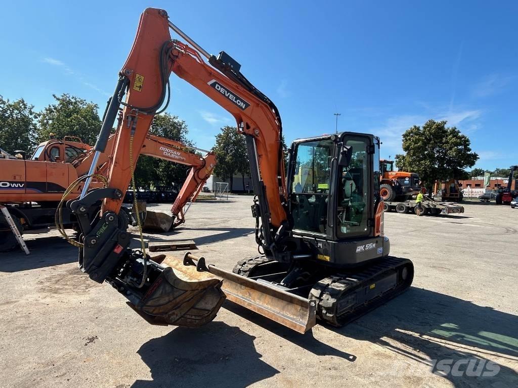Develon DX 55 R-7 Mini bagri <7t