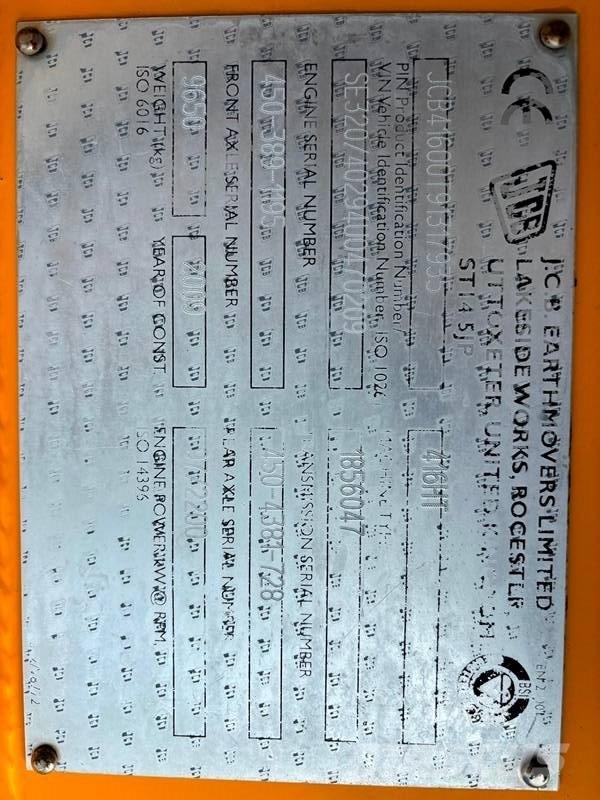 JCB 416 HT Kolesni nakladalci