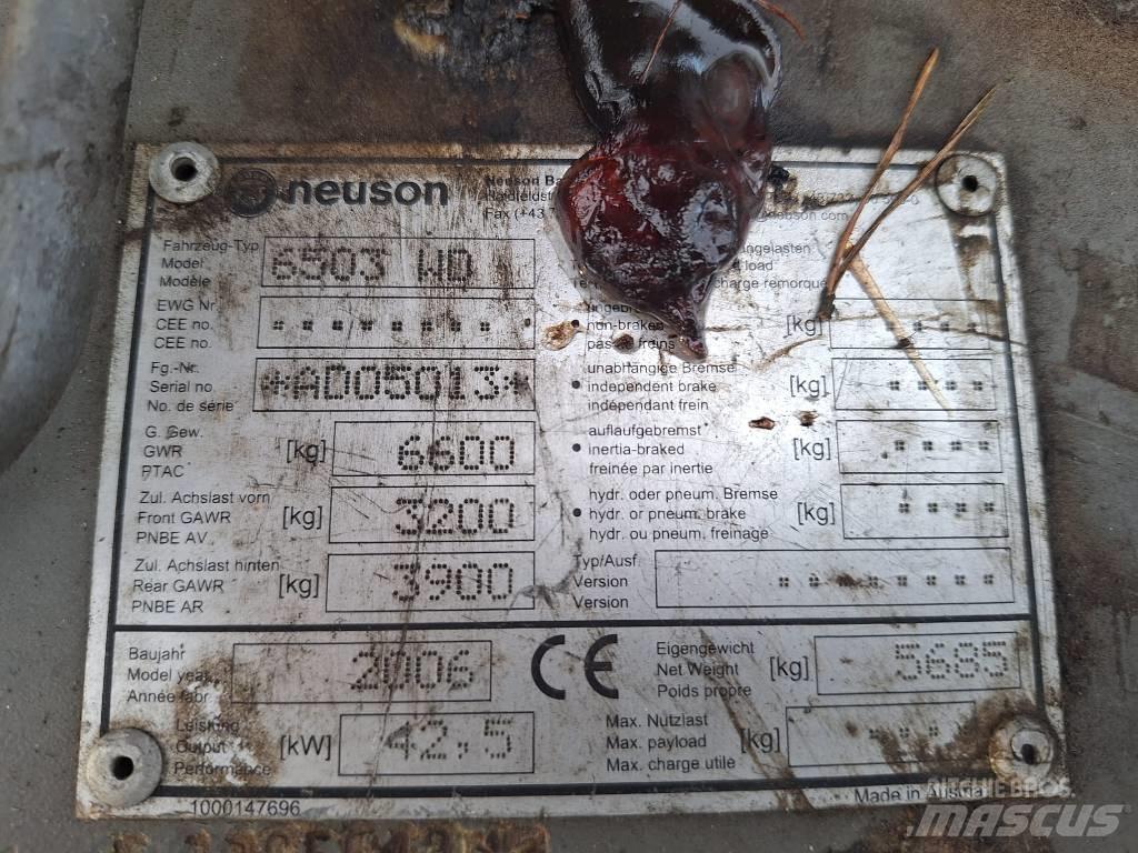 Wacker Neuson 6503 Bagri na kolesih