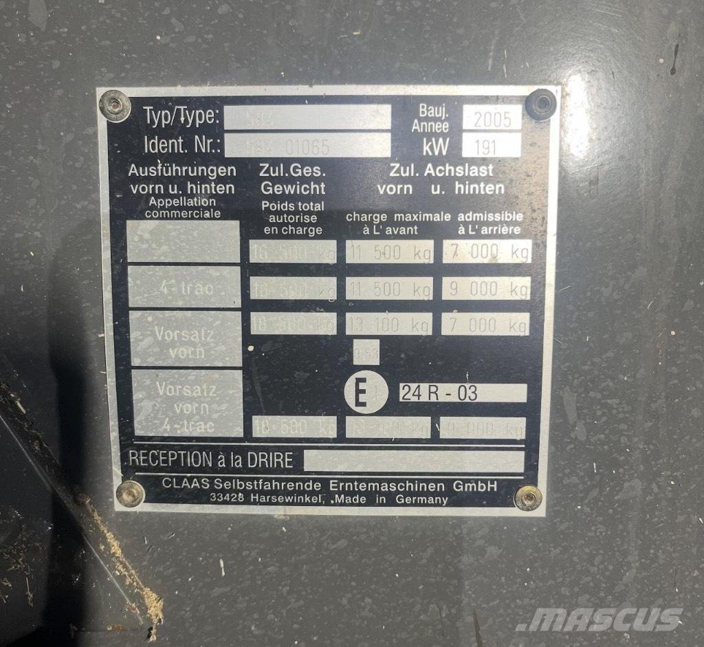 Claas 540 C Kombajni