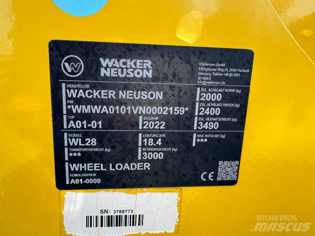 Wacker Neuson WL28 Kolesni nakladalci
