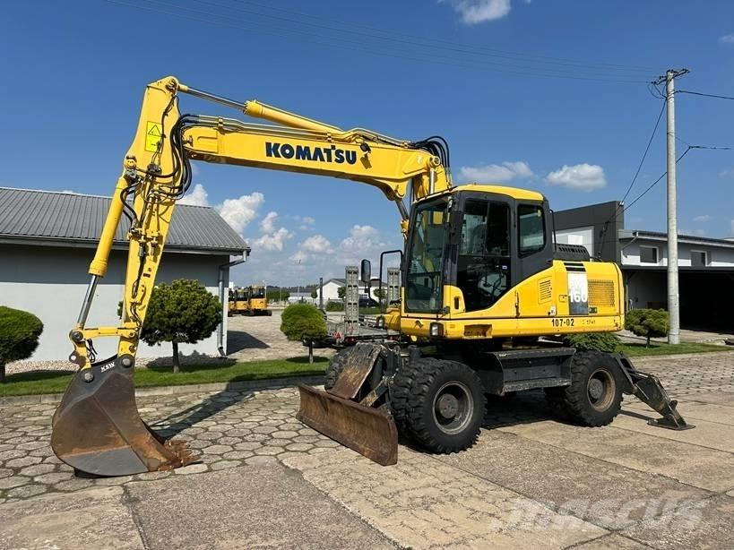 Komatsu PW 160-7E0 Bagri na kolesih