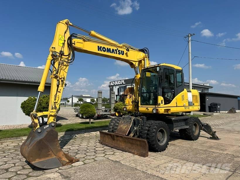 Komatsu PW 160-7E0 Bagri na kolesih