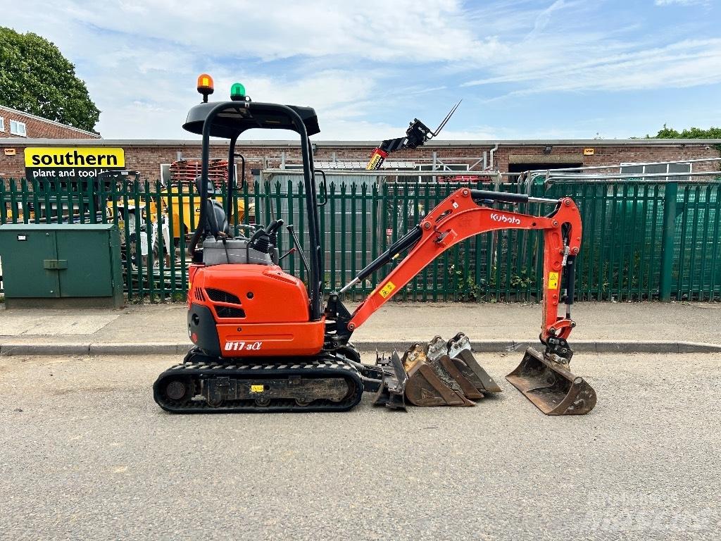 Kubota U 17-3 Mini bagri <7t