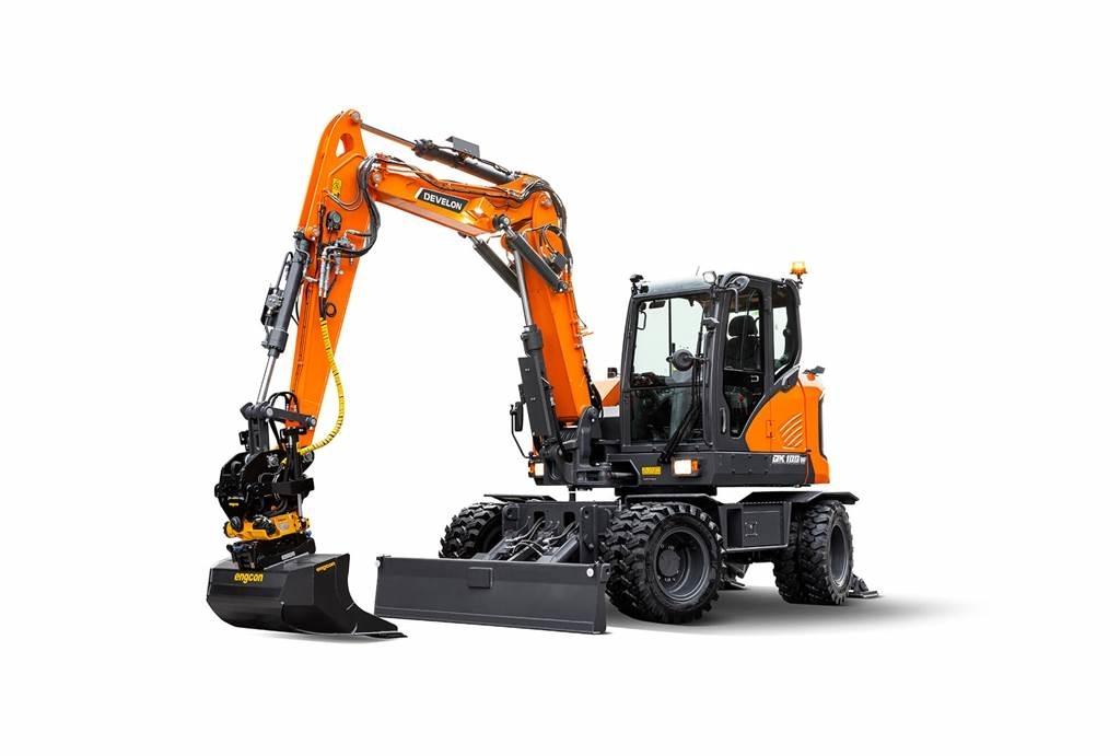 Develon DX100W-7 Bagri na kolesih