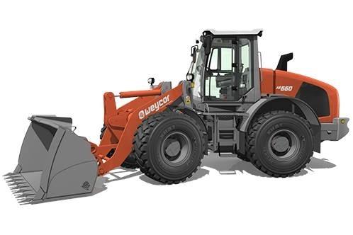 Weycor AR580 Kolesni nakladalci