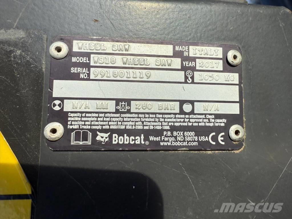 Bobcat WS 18 Freze za kopanje jarkov Trenčerji