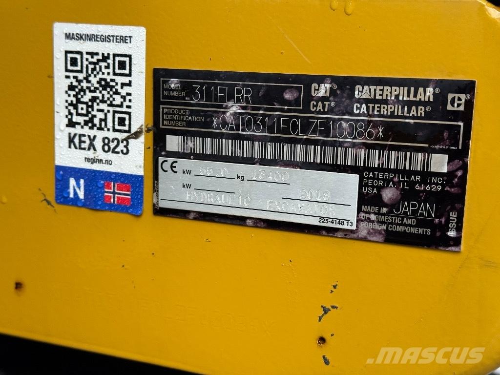 CAT 311 FL RR Bagri goseničarji