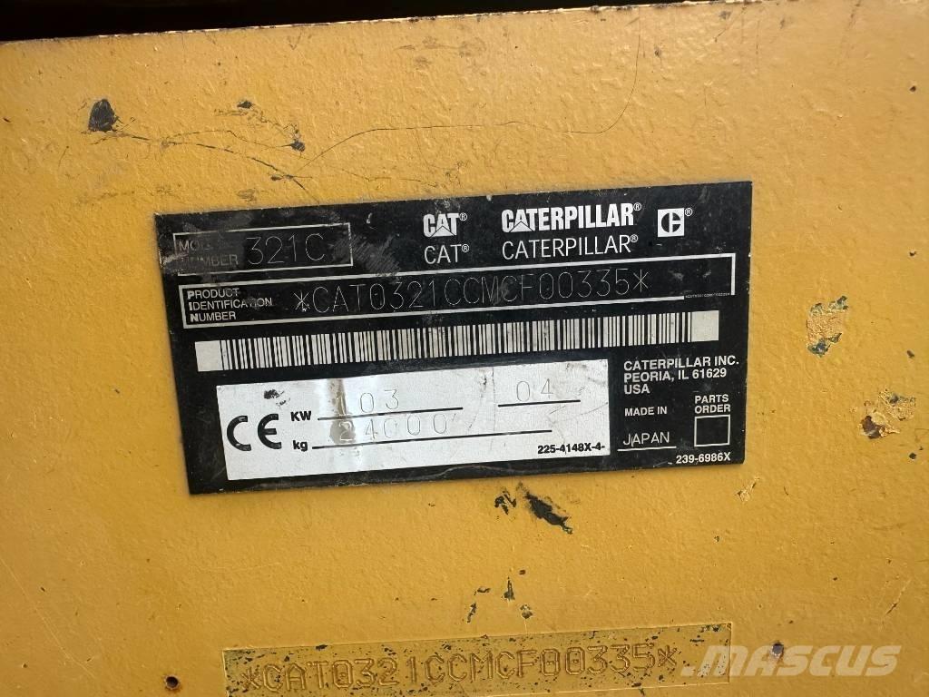 CAT 321 C Bagri goseničarji