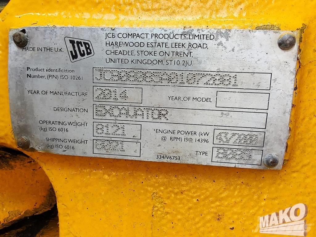 JCB 8085 ZTS Midi bagri 7t – 12t