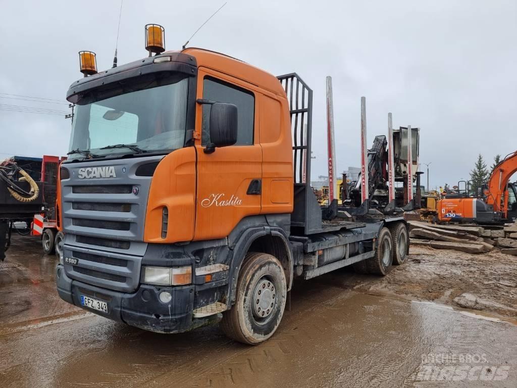 Scania R 580 Tovornjaki za hlode