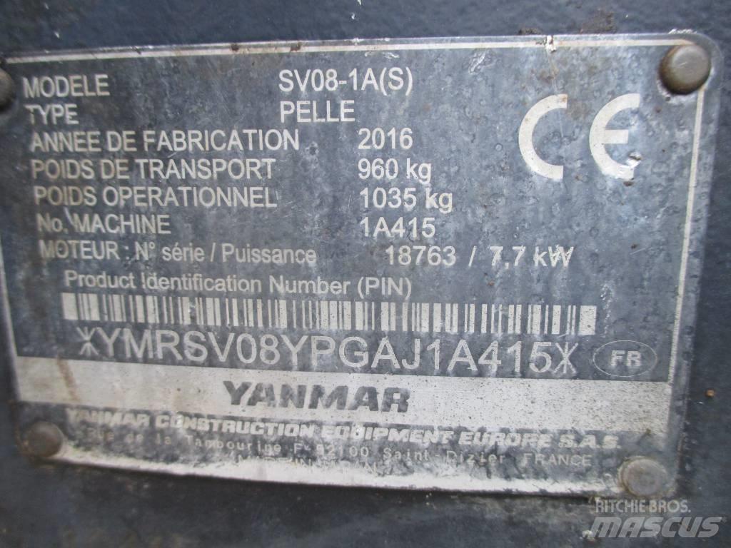 Yanmar SV 08-1 A Mini bagri <7t