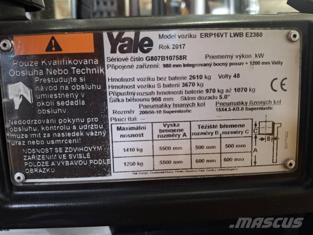 Yale ERP 16 VT Električni viličarji