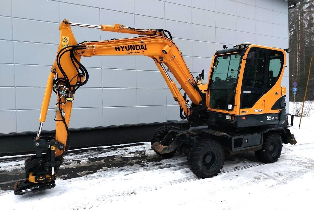 Hyundai 55W-9a Bagri na kolesih